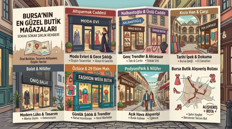 Bursa'nın En Güzel Butik Mağazaları: Sokak Sokak Şıklık Rehberi